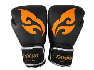 นวมชกมวย นวมมวย ไมโครไฟเบอร์ คะนอง : Thai-Wing-ดำ